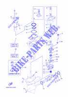 KIT DE REPARATION 2 pour Yamaha E25B Enduro, Manual Starter, Tilller Handle, Manual Tilt, Shaft 20
