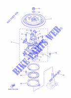 GENERATEUR pour Yamaha E25B Enduro, Manual Starter, Tilller Handle, Manual Tilt, Pre-Mixing, Shaft 20