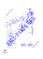 KIT DE REPARATION 1 pour Yamaha E25B Enduro, Manual Starter, Tilller Handle, Manual Tilt, Pre-Mixing, Shaft 15