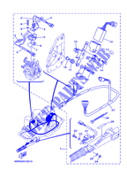 PIÈCES OPTIONNELLES pour Yamaha E25B Enduro, Manual Starter, Tilller Handle, Manual Tilt, Pre-Mixing, Shaft 15