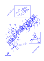 ADMISSION pour Yamaha E30H Manual Starter, Tiller Handle, Manual Tilt, Pre-Mixing, Shaft 15