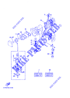 KIT DE REPARATION 1 pour Yamaha E30H Manual Starter, Tiller Handle, Manual Tilt, Pre-Mixing, Shaft 15