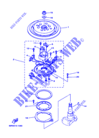 GENERATEUR pour Yamaha E30H Manual Starter, Tiller Handle, Manual Tilt, Pre-Mixing, Shaft 20