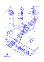RESERVOIR A ESSENCE pour Yamaha E30H Manual Starter, Tiller Handle, Manual Tilt, Pre-Mixing, Shaft 20
