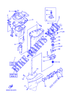 KIT DE REPARATION 3 pour Yamaha F20A Electric Starter, Remote Control, Manual Tilt, Shaft 15
