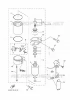 DEMARREUR pour Yamaha F20B Electric Starter, Tiller Handle, Manual Tilt, Shaft 20