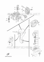 PIECES D'ENTRETIEN pour Yamaha F20B Electric Starter, Remote Control, Power Tilt, Shaft 15