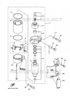 DEMARREUR pour Yamaha F20S Manual Starter, Tiller Handle, Manual Tilt, Shaft 15