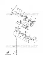 COMMANDE D'ACCELERATEUR 1 pour Yamaha F20B Manual Starter, Tiller Handle, Manual Tilt, Shaft 20