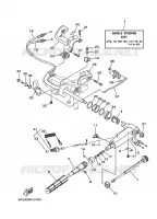 DIRECTION pour Yamaha F20B Manual Starter, Tiller Handle, Manual Tilt, Shaft 20