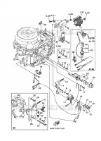 ELECTRIQUE 2 pour Yamaha F20B Manual Starter, Tiller Handle, Manual Tilt, Shaft 20