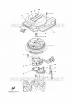 ALLUMAGE pour Yamaha F20D Electric start, Remote Control, Power Trim & Tilt, Shaft 20