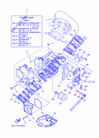 CYLINDRE / CARTER MOTEUR 1 pour Yamaha F20D Electric Starter, Remote Control, Power Trim & Tilt, Shaft 20