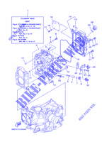 CYLINDRE / CARTER MOTEUR 2 pour Yamaha F20D Electric Starter, Remote Control, Power Trim & Tilt, Shaft 20