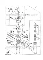 SYSTEME D'INCLINAISON pour Yamaha F20D Electric Starter, Remote Control, Power Trim & Tilt, Shaft 20