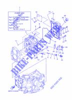 CYLINDRE / CARTER MOTEUR 2 pour Yamaha F20D Electric start, Remote Control, Power Trim & Tilt, Shaft 20