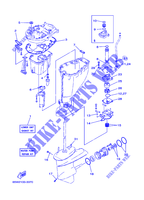KIT DE REPARATION 3 pour Yamaha F25A Electric Starter, Remote Control, Power Trim & Tilt, Shaft 20