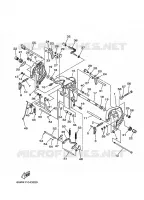 ARAIGNEE pour Yamaha F25A Manual Starter, Tiller Handle, Manual Tilt, Shaft 15