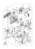 BOITIER DE COMMANDE A DISTANCE pour Yamaha F25A Electric Starter, Remote Control, Manual Tilt, Shaft 15