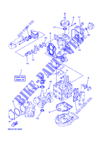 KIT DE REPARATION 1 pour Yamaha F25A Electric Starter, Remote Control, Manual Tilt, Shaft 20