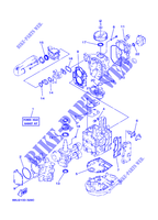 KIT DE REPARATION 1 pour Yamaha F25A Manual Starter, Tiller Handle, Manual Tilt, Shaft 15