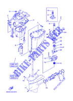 KIT DE REPARATION 3 pour Yamaha F25A Manual Starter, Tiller Handle, Manual Tilt, Shaft 15