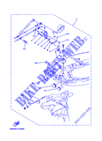 BOITIER DE COMMANDE A DISTANCE pour Yamaha F25A Manual Starter, Tiller Handle, Manual Tilt, Shaft 15