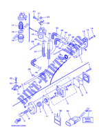 CARBURATEUR pour Yamaha F25A Manual Starter, Tiller Handle, Manual Tilt, Shaft 15
