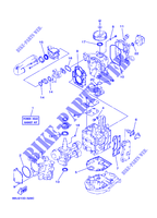 KIT DE REPARATION 1 pour Yamaha F25A Manual Starter, Tiller Handle, Manual Tilt, Shaft 15