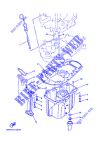 VENTILATEUR D'HUILE pour Yamaha F25A Manual Starter, Tiller Handle, Manual Tilt, Shaft 15