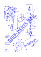 KIT DE REPARATION 3 pour Yamaha F25A Electric Starter, Remote Control, Manual Tilt, Shaft 15