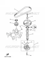 POMPE A HUILE pour Yamaha F25A Manual Starter, Tiller Handle, Manual Tilt, Pre-Mixing, Shaft 15