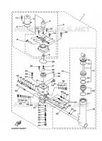 SYSTEME D'INCLINAISON pour Yamaha F25A 4 Stroke de 2002