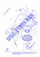 DEMARREUR KICK pour Yamaha F25D Manual Starter, Tiller Handle, Manual Tilt, Shaft 20