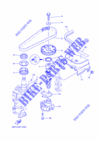 POMPE A HUILE pour Yamaha F25D Manual Starter, Tiller Handle, Manual Tilt, Shaft 20