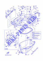 CARENAGE INFERIEUR 1 pour Yamaha F25D Manual Starter, Tiller Handle, Manual Tilt, Shaft 15