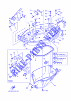 CARENAGE INFERIEUR 1 pour Yamaha F25D Electric Start, Remote Control, Manual Tilt, Shaft 15