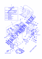 CYLINDRE / CARTER MOTEUR 1 pour Yamaha F25D Manual Starter, Tiller Handle, Manual Tilt, Shaft 15