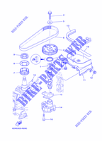 POMPE A HUILE pour Yamaha F25D Manual Starter, Tiller Handle, Manual Tilt, Shaft 15