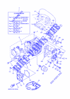CYLINDRE / CARTER MOTEUR 1 pour Yamaha F25D Electric Starter, Remote control, Manual Tilt, Shaft 15