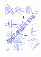 PIECES D'ENTRETIEN pour Yamaha F25D Electric Starter, Remote control, Manual Tilt, Shaft 15