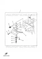 PIECES DE DIRECTION pour Yamaha F25D Manual Starter, Tiller Handle, Manual Tilt, Shaft 15