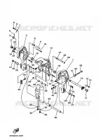SUPPORT 2 pour Yamaha F30A Electric Starter, Remote Control, Power Trim & Tilt, Shaft 20