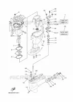 KIT DE REPARATION 2 pour Yamaha F30B Electric Starter, Remote Control, Power Trim & Tilt, Shaft 20