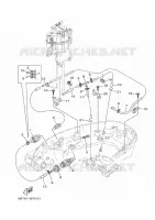 CARENAGE INFERIEUR 2 pour Yamaha F30B Electric Starter, Remote Control, Power Trim & Tilt, Shaft 20