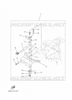 PIECES DE DIRECTION pour Yamaha F30B Electric Starter, Tiller Handle, Hydro Trim & Tilt, Shaft 20