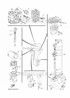 PIECES D'ENTRETIEN pour Yamaha F30B Electric Starter, Tiller Handle, Hydro Trim & Tilt, Shaft 20
