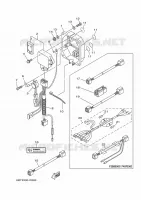 PIÈCES OPTIONNELLES pour Yamaha F30B Electric Starter, Tiller Handle, Hydro Trim & Tilt, Shaft 20