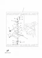 PIECES DE DIRECTION pour Yamaha F30B Electric Starter, Tiller Handle, Hydro Trim & Tilt, Shaft 20