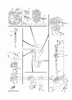 PIECES D'ENTRETIEN pour Yamaha F30B Electric Starter, Tiller Handle, Hydro Trim & Tilt, Shaft 20